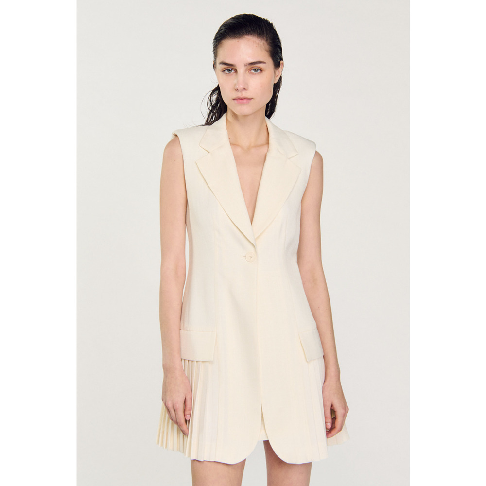 Sandro Carine Sleeveless Mini Dress Size 38